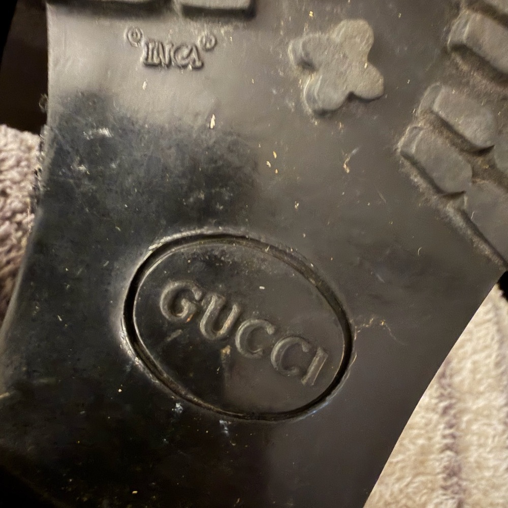 Gucci Black Leather womens Horse-bit Loafers Size 7. CLASSIC - Picture 10 of 13